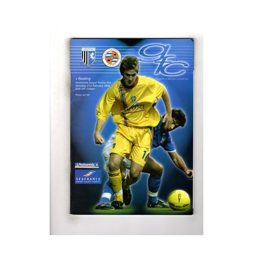 Gillingham Home Football Programmes