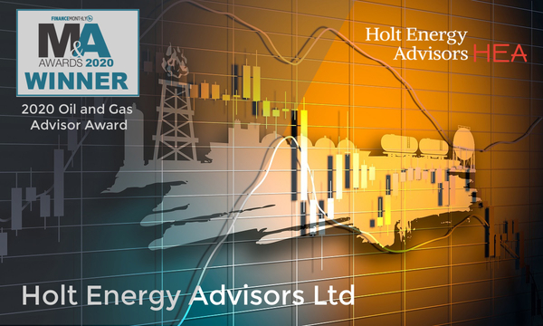 HEA wins Oil and Gas Advisor award in the 2020 Finance Monthly M&A Awards