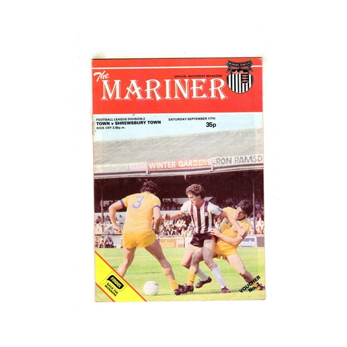 Shrewsbury Town Away Football Programmes