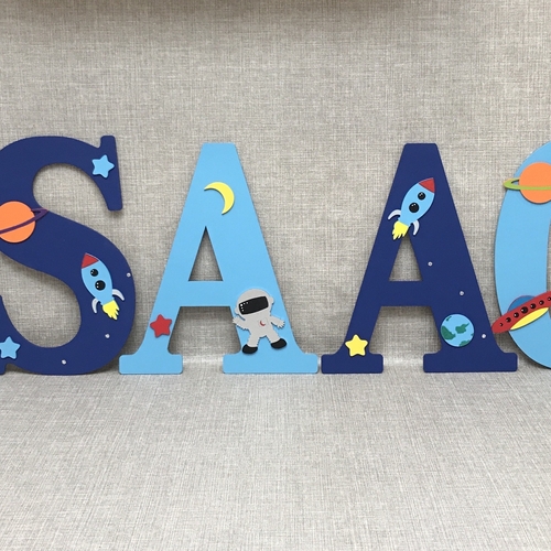 SPACE THEME letters
