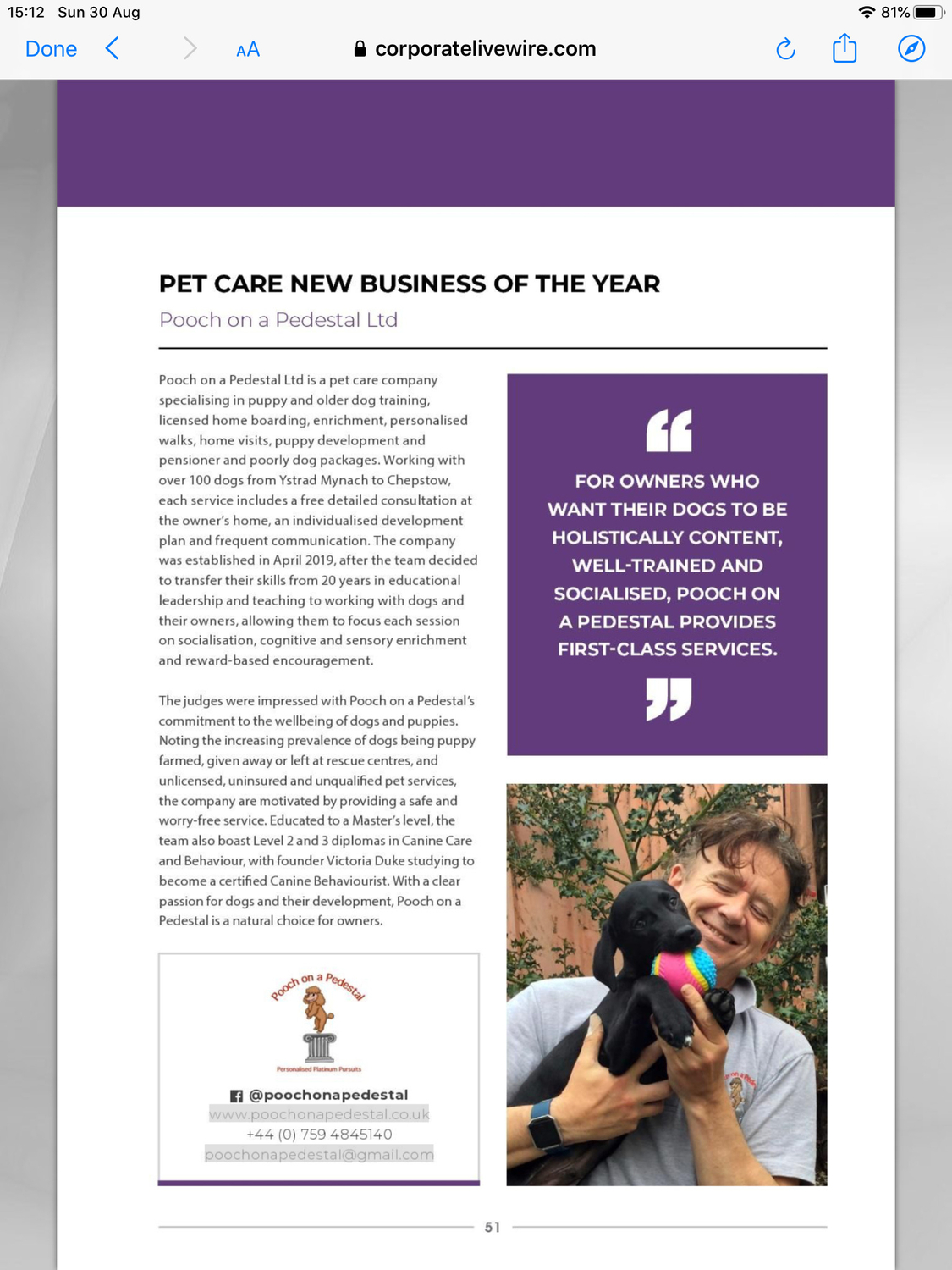 Such a great write up