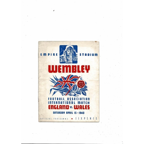 Wales Away Football Programmes