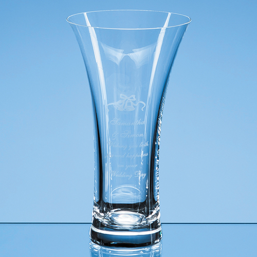 Neptune Plain Trumpet Vase 21.5cm