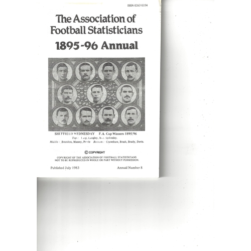 The Association of Football Statisticians 1895-96 Annual