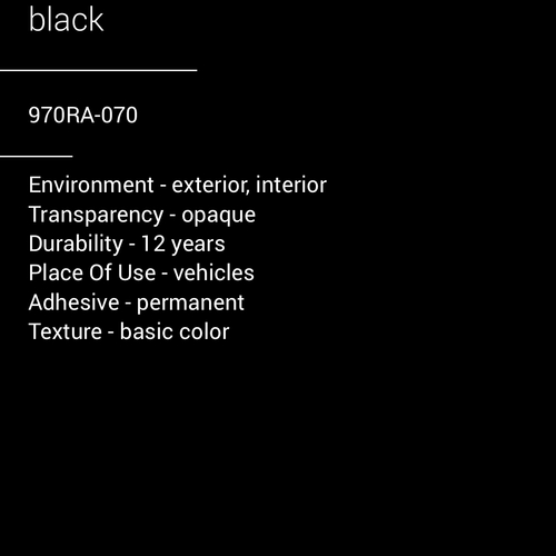 ORACAL® 970RA-070 - Black