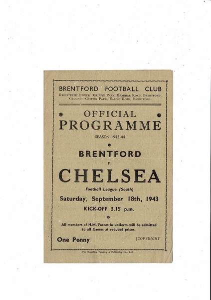 More Football Programmes listed today