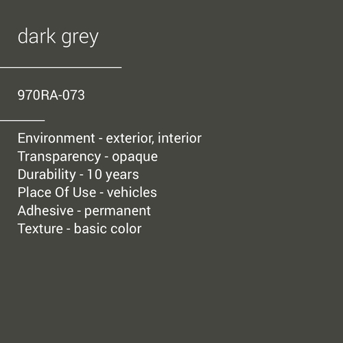ORACAL® 970RA-073 - Dark Grey
