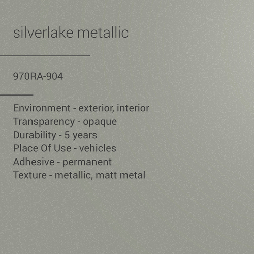 ORACAL® 970RA-904 -  Silverlake Metallic