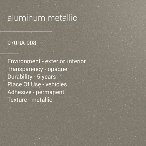 ORACAL® 970RA-908 -  Aluminum Metallic