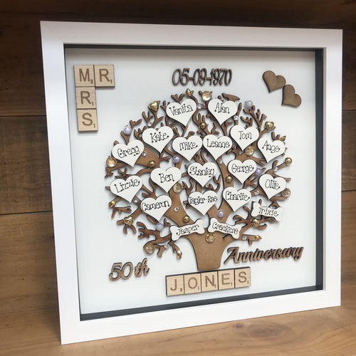 XL Wedding Anniversary Frame