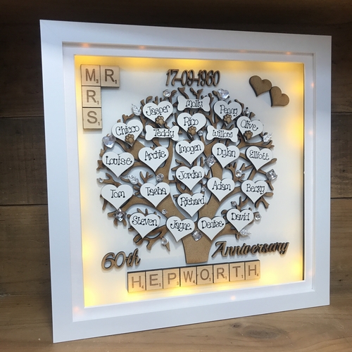 XL Wedding Anniversary Frame