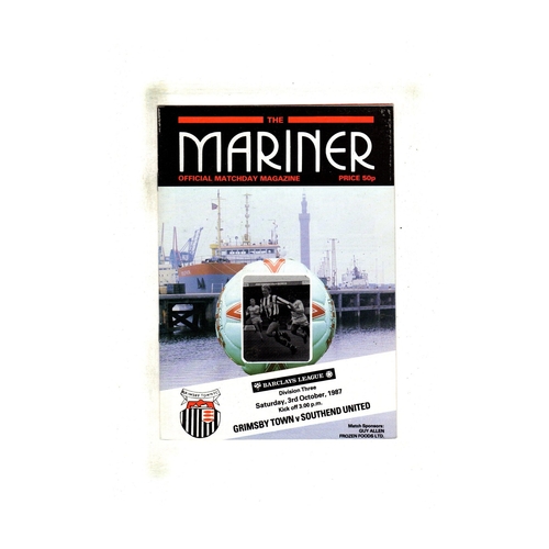 Southend United Away Football Programmes