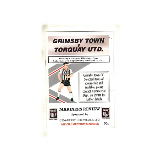 Torquay United Away Football Programmes