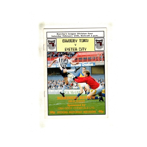 Grimsby Town Home Football Programmes