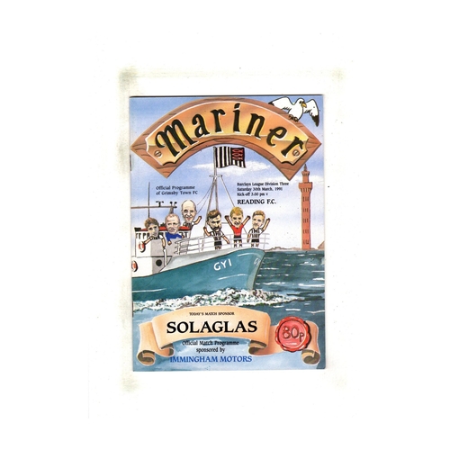 Reading Away Football Programmes