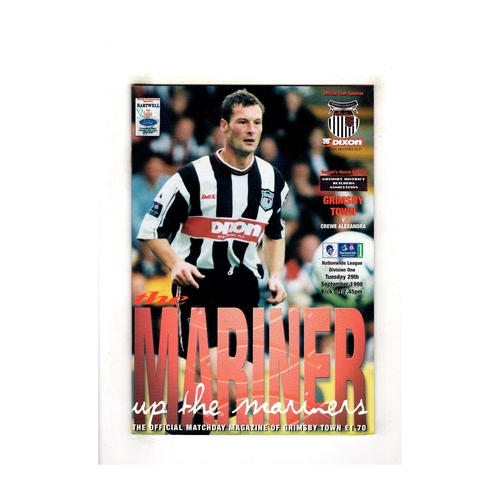 Grimsby Town Home Football Programmes