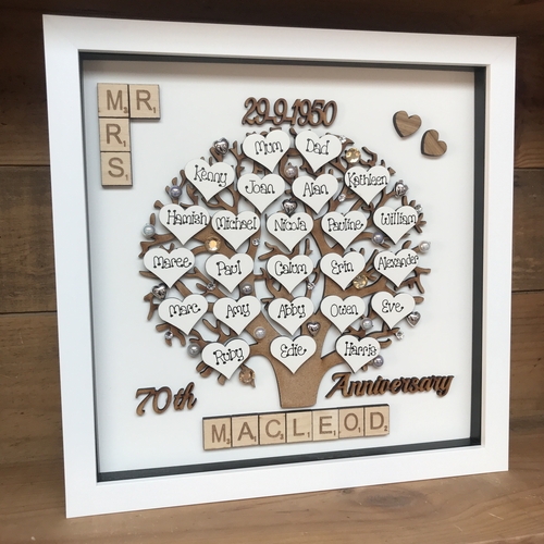XL Wedding Anniversary Frame