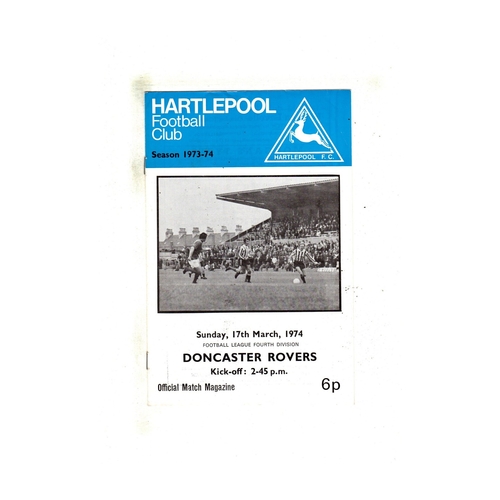 Doncaster Rovers Away Football Programmes