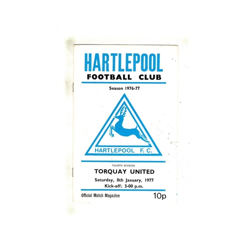 Torquay United Away Football Programmes