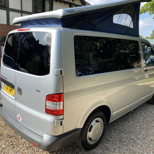 2011 VW Transporter T5 102 TDi SWB DENBY Camper Van 4 Berth - 6 Belted Seats