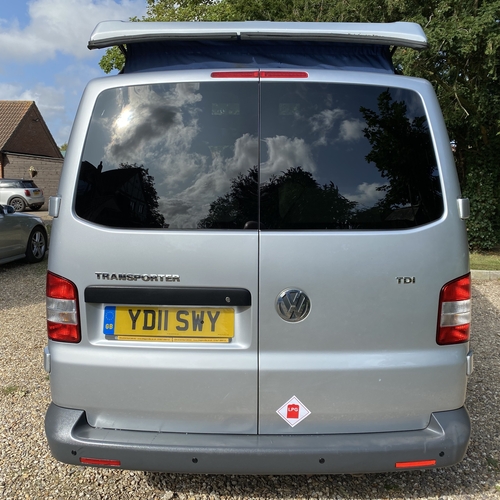 2011 VW Transporter T5 102 TDi SWB DENBY Camper Van 4 Berth - 6 Belted Seats