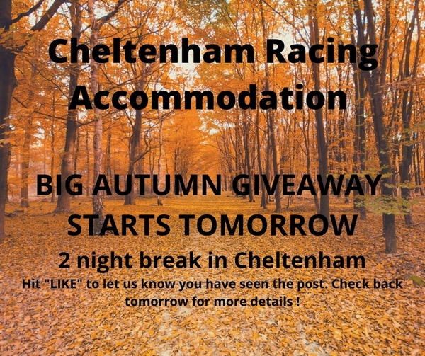 Autumn Giveaway Starts Tuesday 22nd September 2020