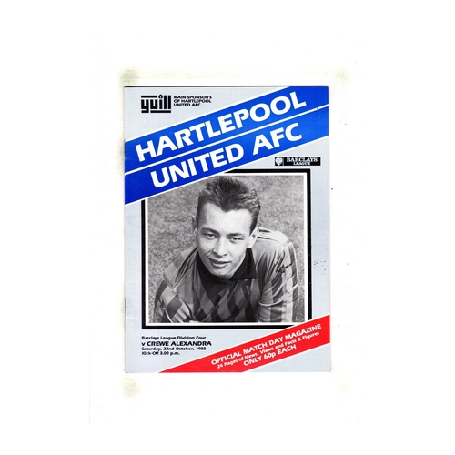Crewe Alexandra Away Football Programmes