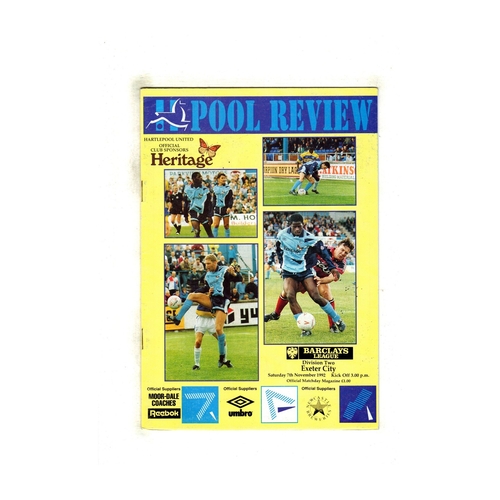 Exeter City Away Football Programmes