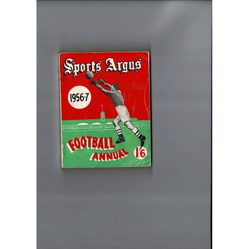 1956/57 Sports Argus Football Annual
