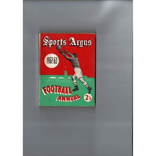 1962/63 Sports Argus Football Annual