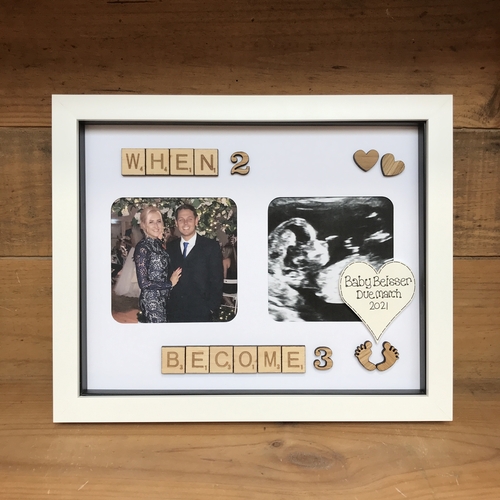 “When 2 become 3“ Photo frame