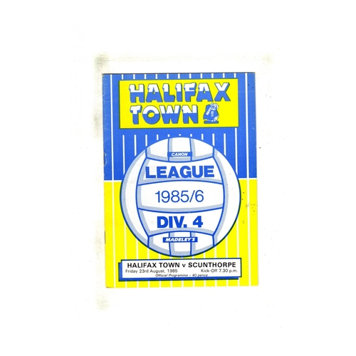 Scunthorpe United Away Football Programmes