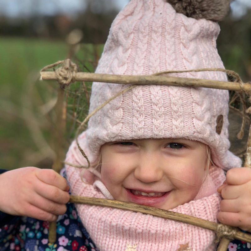 Outdoor learning in preschool near Burgess Hill