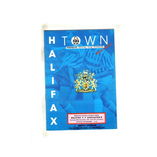 Halifax Town Home Football Programmes
