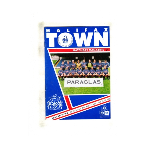 Halifax Town Home Football Programmes