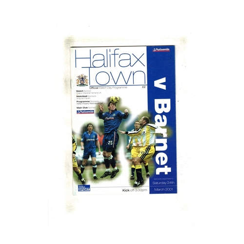 Barnet Away Football Programmes