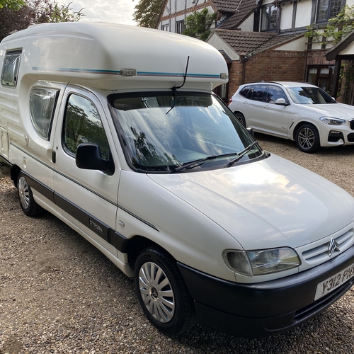 2001 Romahome Duo Plus 4 Seater Citroen Berlingo 1.9D Motorhome Camper Van 87474 Miles