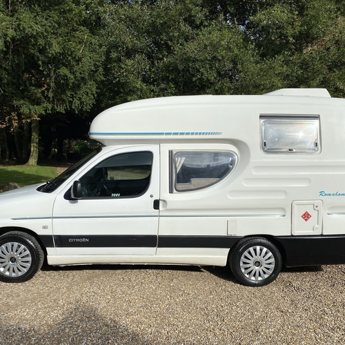 2001 Romahome Duo Plus 4 Seater Citroen Berlingo 1.9D Motorhome Camper Van 87474 Miles