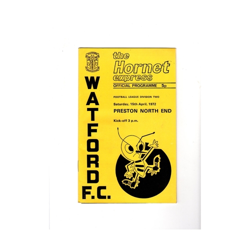 Preston North End Away Football Programmes