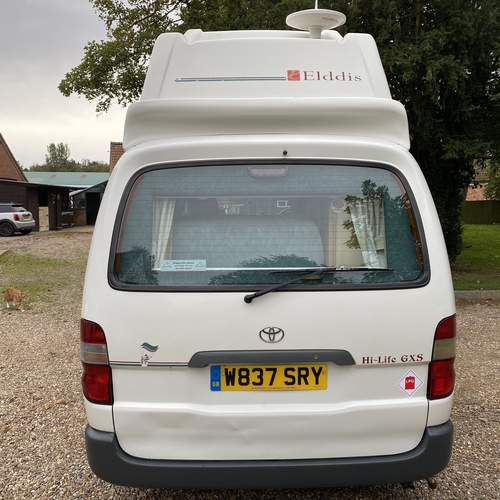 Toyota Hiace Elddis Hi-Life GXS Camper Van 4 Berth ONLY 33372 Miles 2.4D