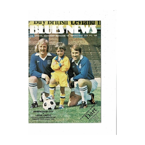 Birmingham City Home Football Programmes