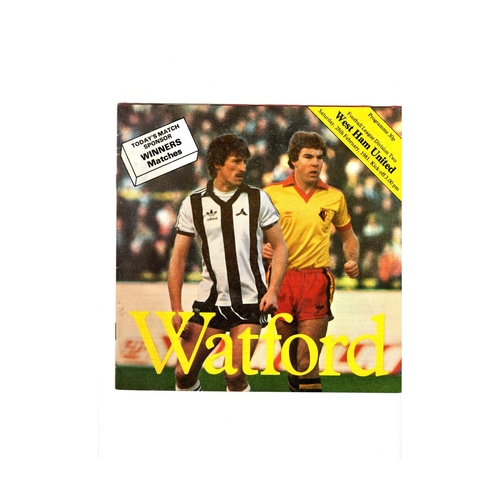 West Ham United Away Football Programmes