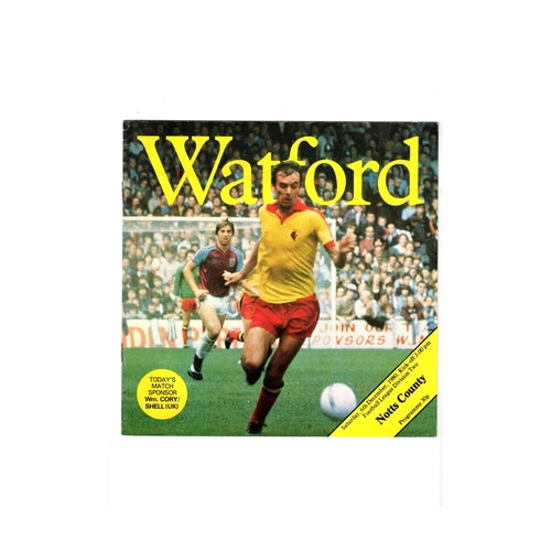 Notts County Away Football Programmes