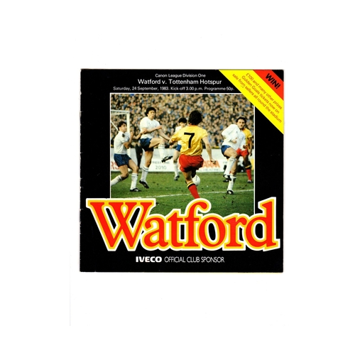Tottenham Hotspur Away Football Programmes