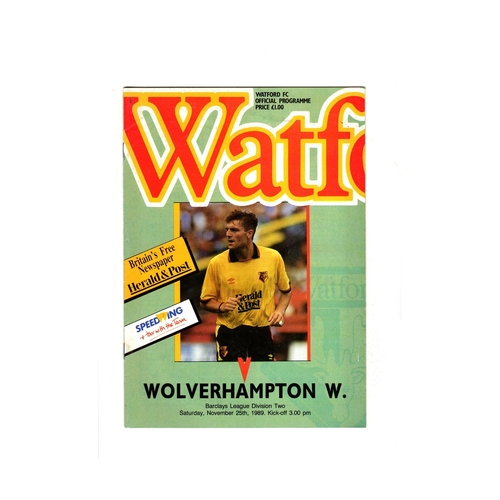 Wolverhampton Wanderers Away Football Programmes