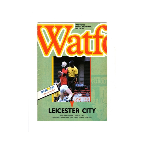 Watford Home Football Programmes
