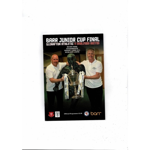 2014 Glenafton v Hurlford Scottish Junior Cup Final Football Programme