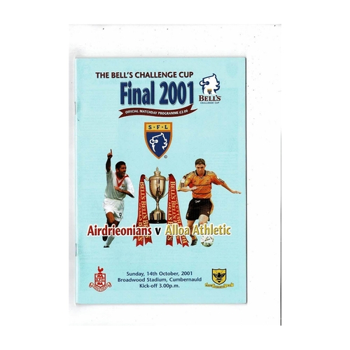 Scottish Challenge Cup Final Football Programme