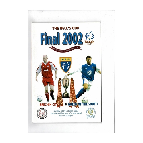 Scottish Challenge Cup Final Football Programme