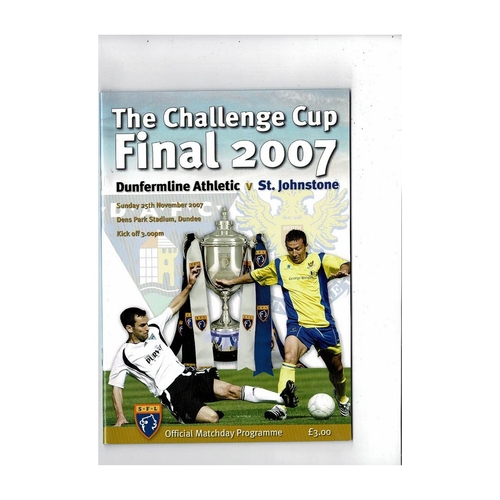Scottish Challenge Cup Final Football Programme